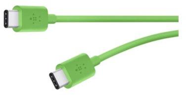 Belkin International, Inc-F2CU043BT06-GRN Cable Assembly USB Cable Assembly USB 1.8m USB 2.0 Type C to USB 2.0 Type C PL-PL