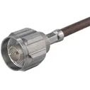 HUBER+SUHNER-11_N-50-4-63/133_NE RF-Steckverbinder Conn Type N 0Hz to 4GHz 50Ohm Crimp ST Cable Mount PL Gold Over Nickel Single