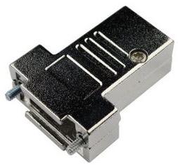 Assmann WSW components, Inc-ACOV-SUB-15MB3 Backshells Hood 90° 15 Shell Size Nickel Zinc Die Cast