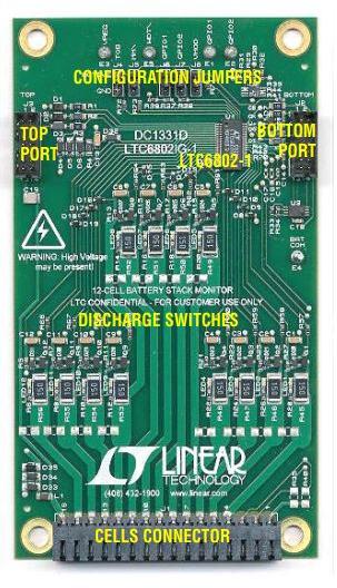 Analog Devices-DC1331D Power Management Development Boards and Kits LTC6802-1 (requires DC590) New Designs Should Use DC1651 or DC1653, Demo Board