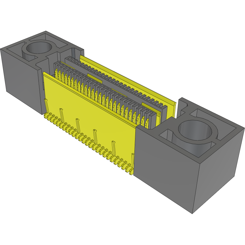 Samtec-QFSS-026-04.25-L-D-A-GP 连接器插头及 PCB 插座 Conn High Speed Socket Strip SKT 40Signal/12Ground POS 0.635mm Solder ST SMD Tray
