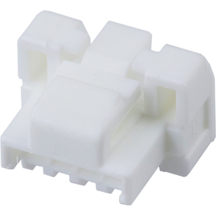 Molex-5023800400 Connector Discrete Wire Housing Conn Housing PL 4 POS 1.25mm Crimp ST Cable Mount White CLIK-Mate™ Bag