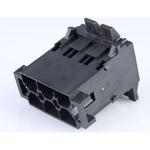 Conn Housing PL 6Power POS 10mm Crimp ST Cable Mount Black Mini-Fit Sr Bag