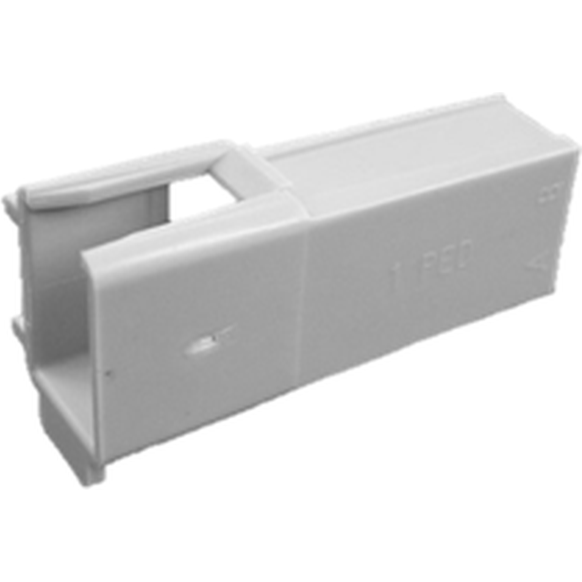 Delphi-12110139 Einzeladersteckverbinder, Gehäuse Conn Housing PL 2 POS Crimp ST Cable Mount Light Gray