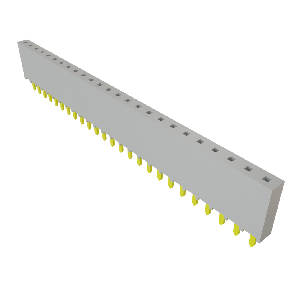 Samtec-SSW-125-01-S-S Steckverbinderleisten und Leiterplattenbuchsen Conn Socket Strip SKT 25 POS 2.54mm Solder ST Top Entry Thru-Hole Bulk