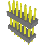 Conn Board Stacker HDR 12 POS 2.54mm Solder ST Top Entry Thru-Hole Bulk