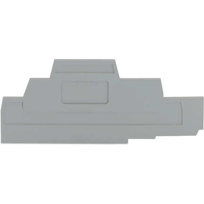 WAGO-280-305 Accessori per connettori Connector Accessories End and Intermediate Plate Straight Polyamide 6/6 Gray Box