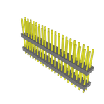 Conn Board Stacker HDR 40 POS 2.54mm Solder ST Top Entry Thru-Hole Bulk