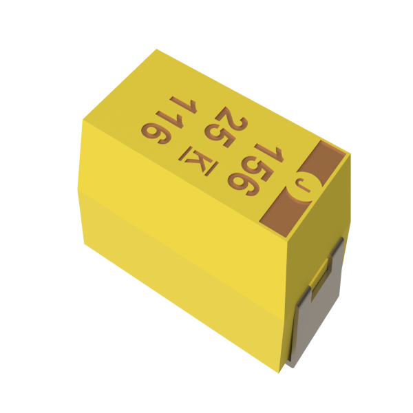 KEMET Corporation-T492B105K035CH4252 Capacitor de tantalio sólido Cap Tant Solid 1uF 35V B CASE 10% (3.5 X 2.8 X 1.9mm) Inward L SMD 3528-21 (0.01%FR) 6.5 Ohm 125°C T/R