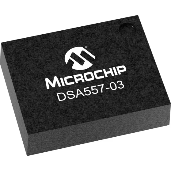 Microchip Technology-DSA557-0344FI0TVAO MEMS-Oszillatoren Oscillator MEMS 100MHz ±100ppm (Stability) HCSL 52% 3.3V 14-Pin QFN EP SMD T/R Automotive AEC-Q100