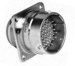 Amphenol-M83723/72R1212N-LC Steckverbinder, rund Conn Circular PIN 12 POS Crimp ST Wall Mount 12 Terminal 1 Port