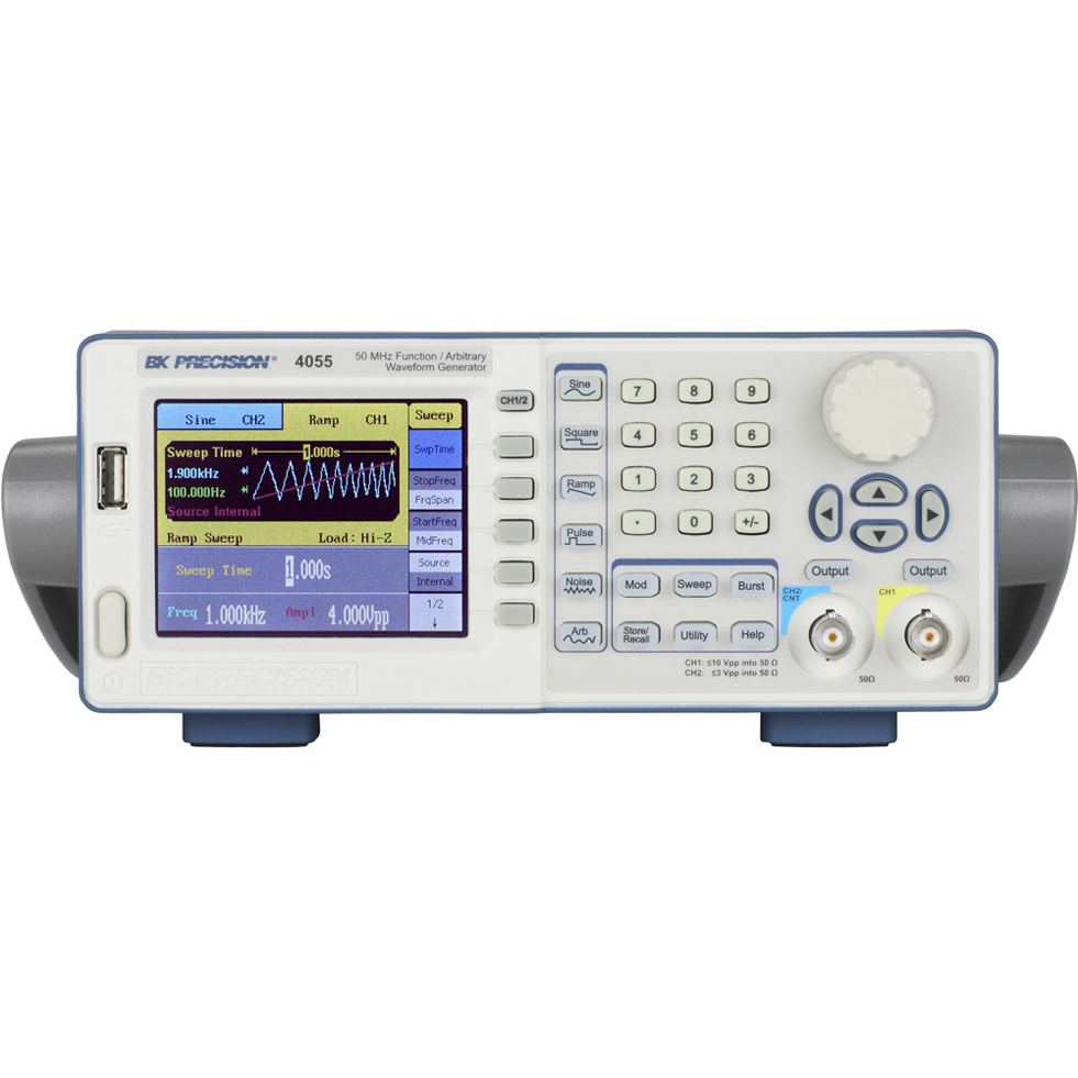 B&K Precision-4055 Signal Generators Bench Signal Generator 1uHz to 50MHz Display