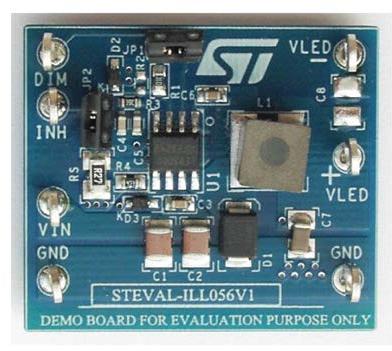 STMicroelectronics-STEVAL-ILL056V1 Entwicklungssätze und Werkzeuge LED5000 LED Driver Evaluation Board