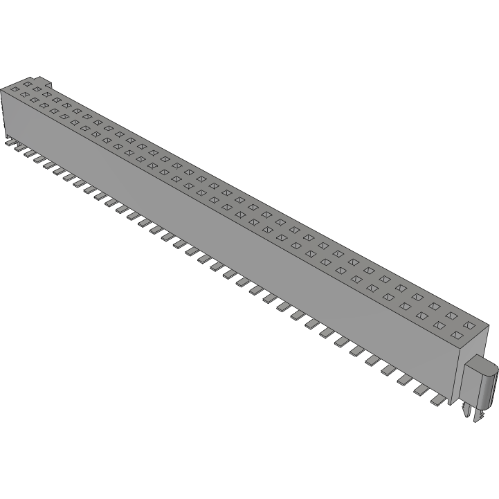 Samtec-SFM-135-L2-S-D-LC Steckverbinderleisten und Leiterplattenbuchsen Conn Socket Strip SKT 70 POS 1.27mm Solder ST SMD TIGER EYE™ Tube