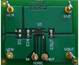 Texas Instruments-LP5900SD-3.3EV/NOPB Energiemanagement, Entwicklungsplatinen und -kits LP5900SD Linear Regulator 1.5V to 3.3V Output Evaluation Board