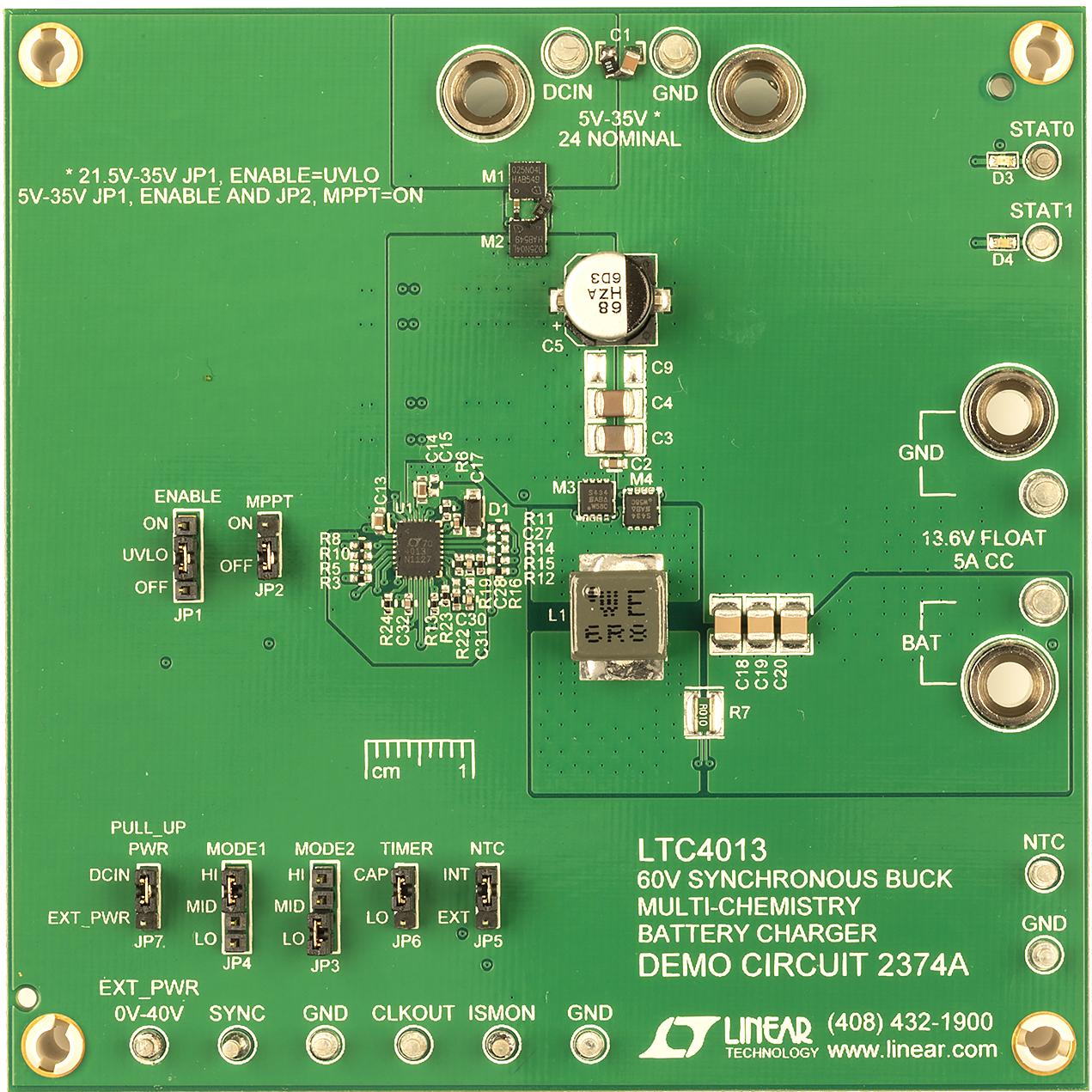 Analog Devices-DC2374A Cartes et kits de développement de gestion de la puissance 60V SYNCHRONOUS BUCK DEMONSTRATION CIRCUIT