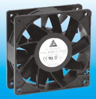 Delta Electronics-PFB1212EHE Blowers and Fans DC Fan Axial Ball Bearing 12V 8V to 13.2V 181.27CFM 59dB 120 X 120 X 38mm