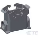 TE Connectivity-T1440102125-000 Adattatori Shrink Boot Box Mounting Base 90° 10B Shell Size Powder Die Cast Aluminum Alloy