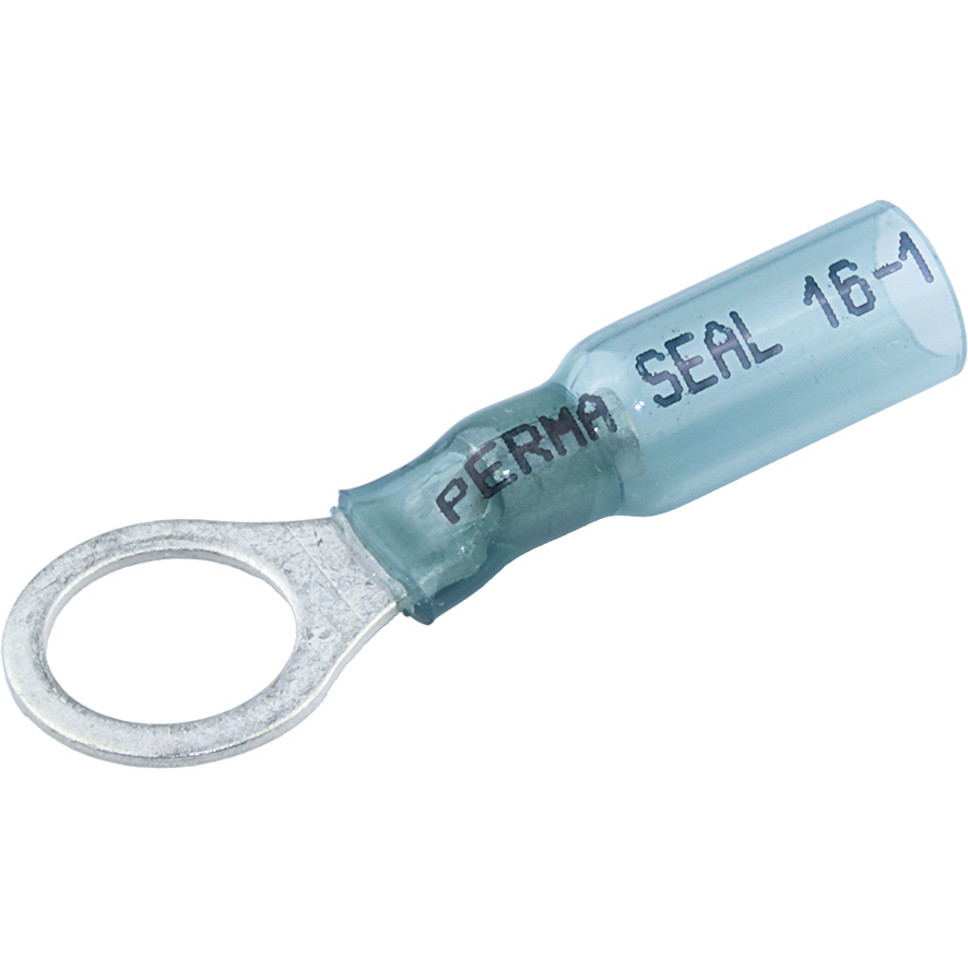 Molex-19164-0312 Steckverbinderanschlüsse Ring Tongue Terminal 14-16AWG Copper Alloy Blue 36.8mm Tin Perma-Seal™ T/R