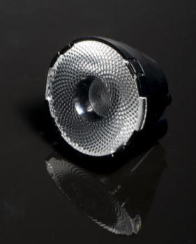 LEDIL OY-CA16204_GABRIELLA-MIDI-W Optische Linsen Round Optical Lens Black Polycarbonate Pin/Tape Box