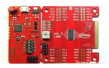 Infineon Technologies AG-KITXMC13BOOT001TOBO1 Sistema integrato, schede e kit di sviluppo XMC1300 Microcontroller Evaluation Board 200KB Flash