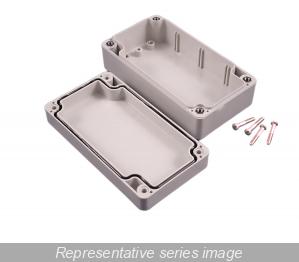 Hammond Manufacturing-1554XA2GYCL  Clear/Light Gray Polycarbonate Wall Mount Watertight Enclosure