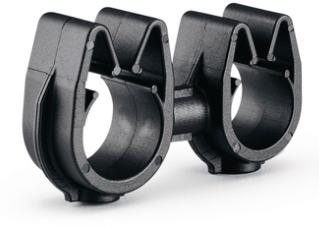 HellermannTyton-156-02335 null MOC Clip to MOC Clip, 10 mm, 12 mm, Black