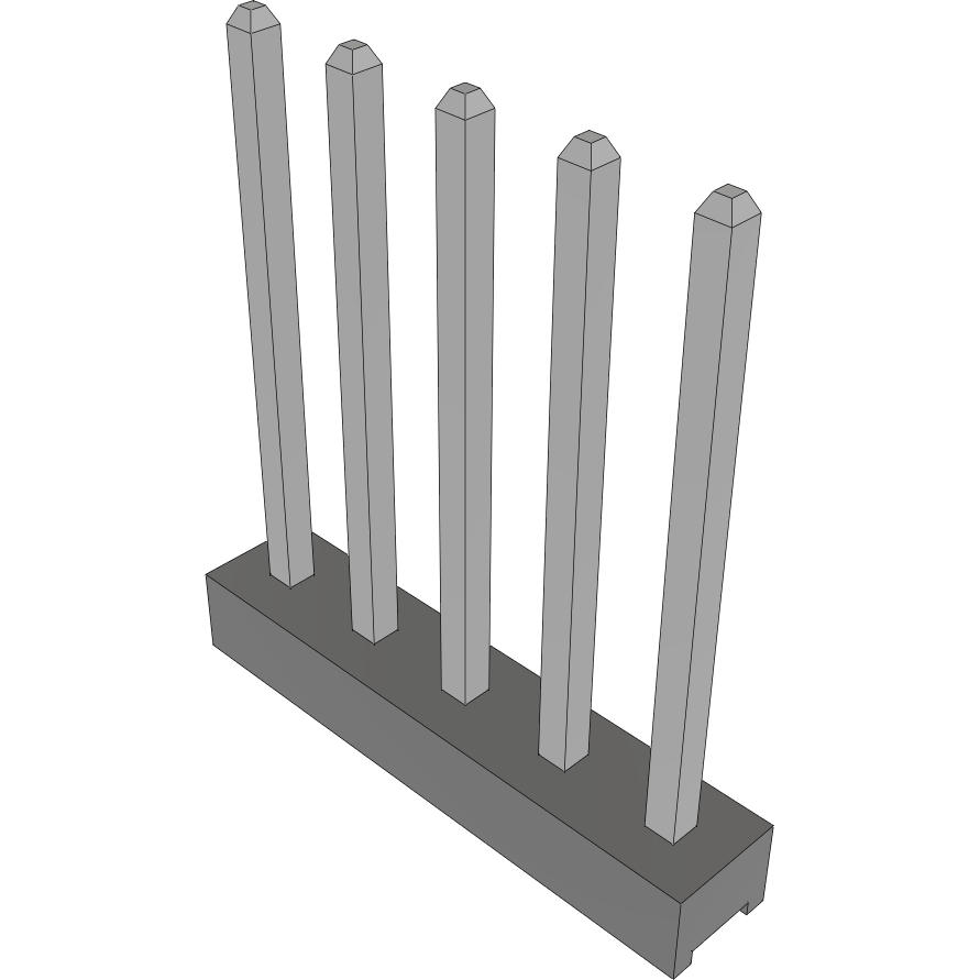 Samtec-MTMM-105-08-T-S-375 Steckverbinderleisten und Leiterplattenbuchsen Conn Unshrouded Header HDR 5 POS 2mm Solder ST Top Entry Thru-Hole Bulk