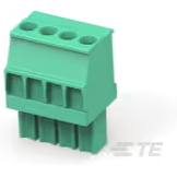 TE Connectivity-1986371-4 连接器接线板 Conn Eurostyle Block F 4 POS 3.5mm Screw ST Cable Mount 11A/Contact