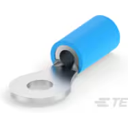 TE Connectivity-2-34159-1 Connector Terminals Ring Tongue Terminal 14-16AWG Copper Blue 22.12mm Tin T/R
