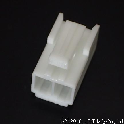 JST Manufacturing-VHR-2N Einzeladersteckverbinder, Gehäuse Conn Housing RCP 2 POS 3.96mm Crimp ST Cable Mount White Bag