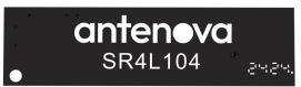Antenova-SR4L104 Antenne Antenna SMD -4.3dB Gain 698MHz/2400MHz/2690MHz/3800MHz