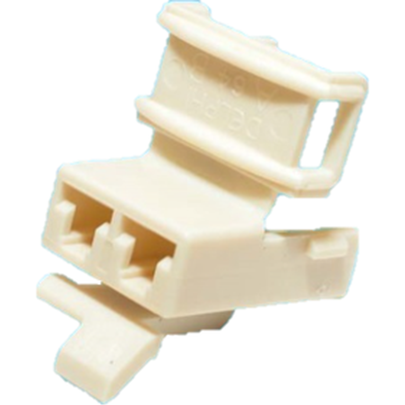 Delphi-12052110 Einzeladersteckverbinder, Gehäuse Conn Housing F 2 POS Crimp Cable Mount Cream