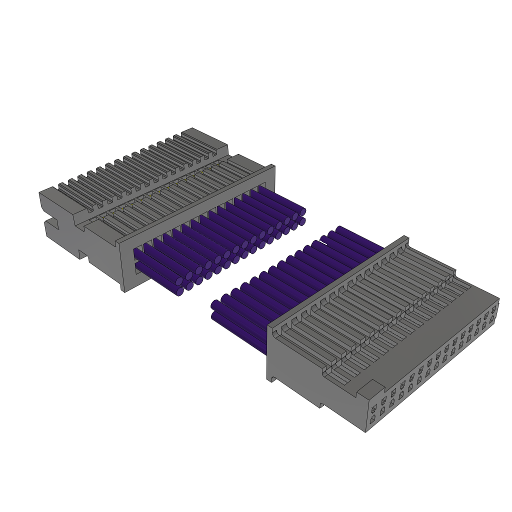 Samtec-TFSDT-15-28-G-03.25-T-NUS Cable Assembly Other Cable Assembly Discrete Wire 0.082m 28AWG Terminal Strip to Socket Strip 30 to 30 POS F-M Crimp-Crimp TIGER EYE™ Layer