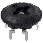 Panasonic-EVLHFAA06B24 Widerstandstrimmern, Potenziometern und Regelwiderstande Res POT 20K Ohm 20% 0.03W 1(Elec)/1(Mech)Turn (13 X 4.7mm) Pin Thru-Hole Bulk