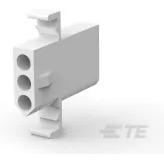 TE Connectivity-770071-1 Einzeladersteckverbinder, Gehäuse Conn Housing RCP 3 POS 5.03mm Crimp ST Panel Mount Natural Package