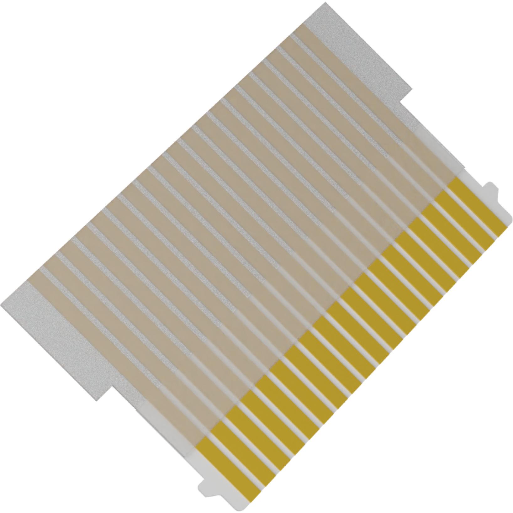 Molex-0150190885  Cable Assembly 0.127m 29AWG 1mm 19 to 19 POS FFC Jumper to FFC Jumper M-M Premo-Flex FFC Jumper Bag