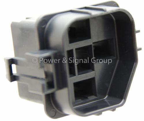 Delphi-12065662 Einzeladersteckverbinder, Gehäuse Conn Housing RCP 5 POS Crimp ST Cable Mount Black