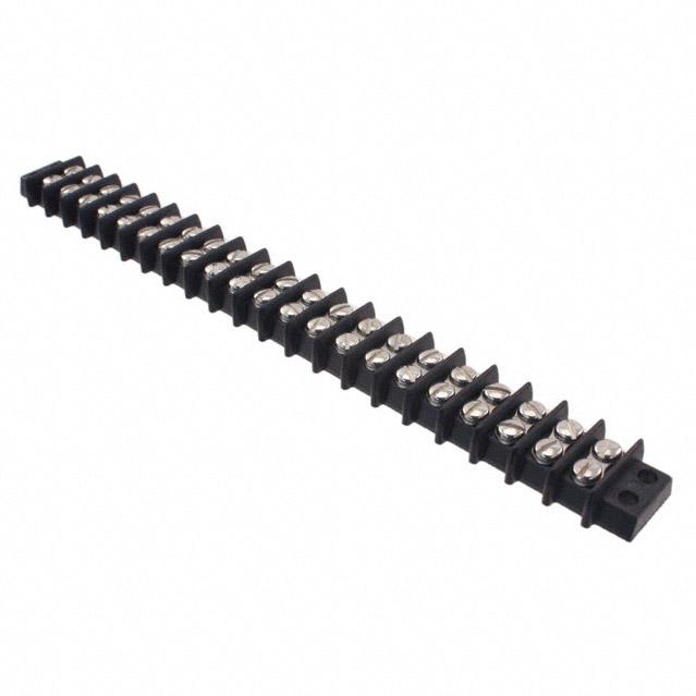 Cinch Connectivity Solutions-21140 Connector Terminal Blocks Conn Barrier Strip 42 POS 9.53mm Screw ST Panel Mount 15A