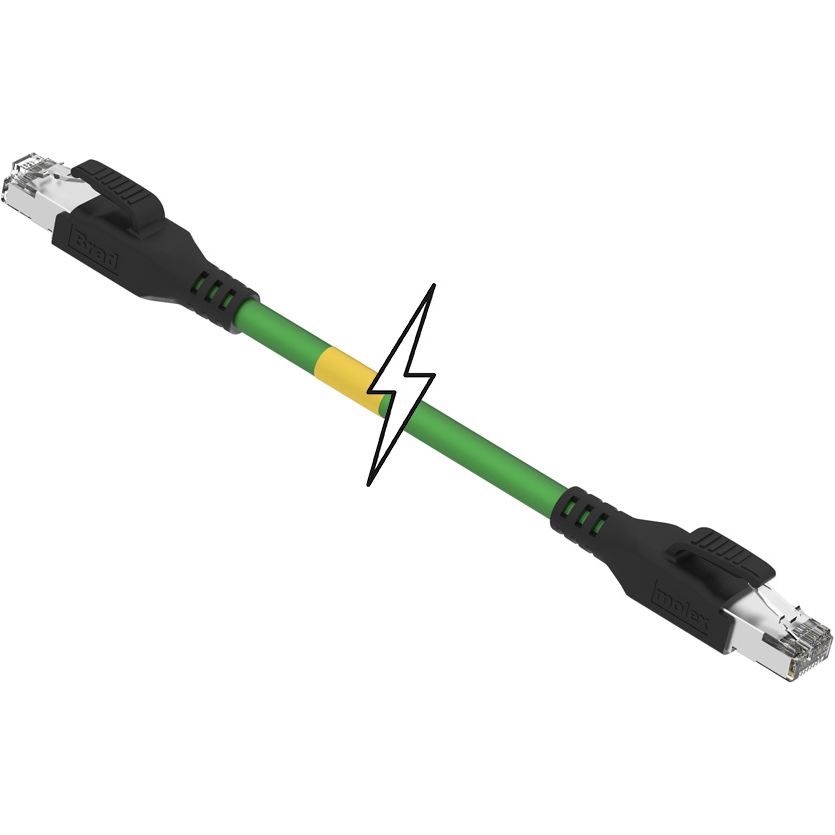 Molex-E66A06012M020 null RJ45 Ethernet Assembly Cable