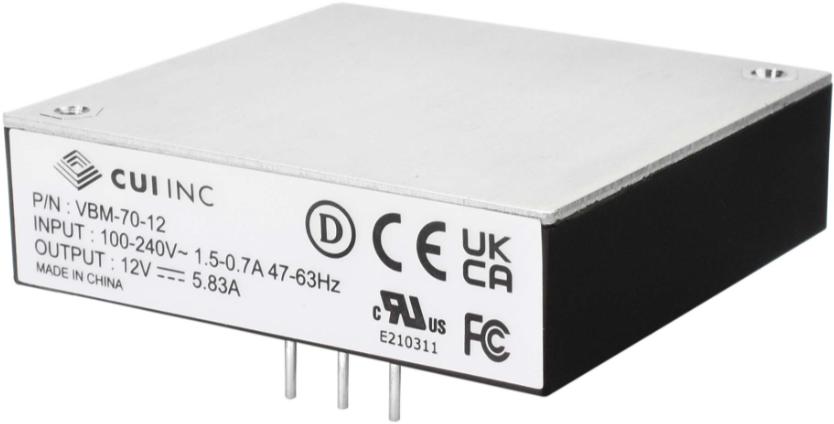 VBM-70-12 by CUI Inc | AC to DC Power Supplies | Arrow.com