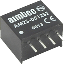 Aimtec-AM2S-0505SZ Convertitore da DC a DC e modulo di regolazione della commutazione Module DC-DC 5VIN 1-OUT 5V 0.4A 2W 4-Pin SIP Bulk