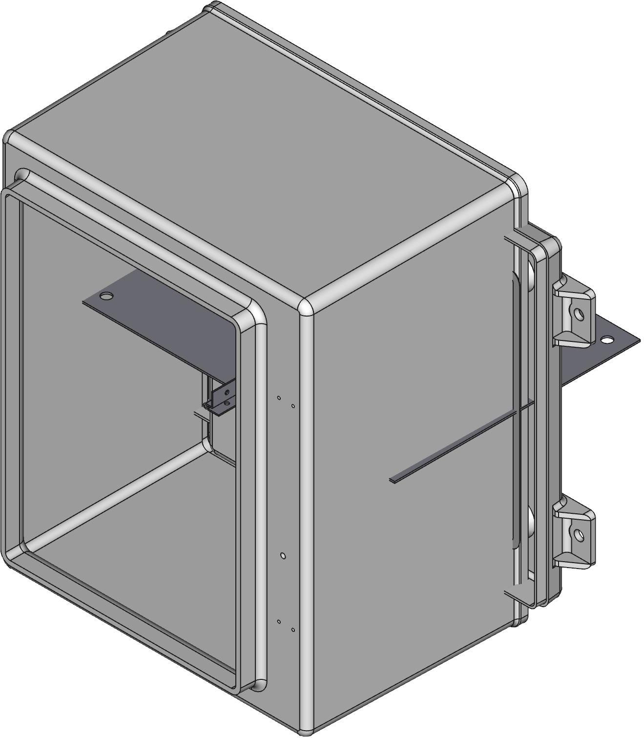 Hammond Manufacturing-PHW201612 Kästen, Gehäuse und Gestelle 4X Polyester Wallmount Enclosure