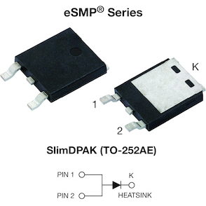 Vishay-V35PWM45HM3/I Rectifiers Diode Schottky 45V 35A 3-Pin(2+Tab) Slim DPAK T/R Automotive AEC-Q101