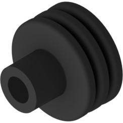 Delphi-13834763 Kabelzubehör Cable Accessories Seal Silicone Black