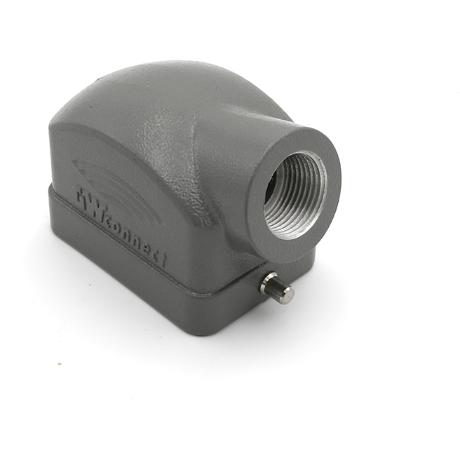 Molex-936010911 Schrumpfbalgenadapter Hood 90° 6 Shell Size Polyester Powder Die Cast Aluminum GWconnect®