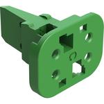 Connector Accessories Wedge Lock Straight Thermoplastic Green Box