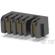 TE Connectivity-1565986-1 Connector Headers and PCB Receptacles Conn Battery Connector RCP 5 POS 2.5mm Solder ST Top Entry Thru-Hole Tray