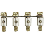 Weidmuller-0336600000 Steckverbinderzubehör Connector Accessories Cross Connector Straight Brass Gray