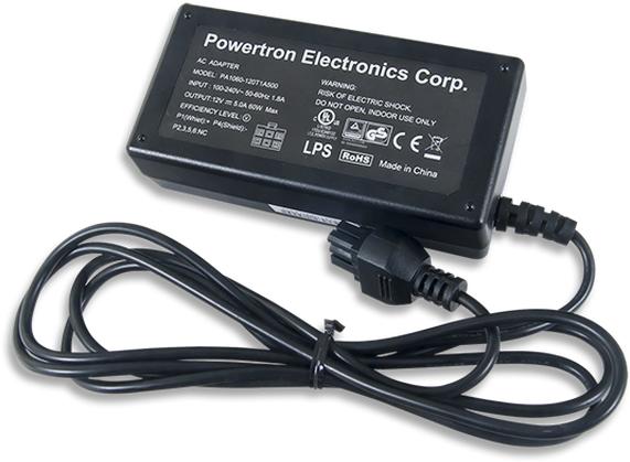 Digilent-300-036 Adaptador incorporado externo Plug-In Adapter Single-OUT 12V 5A 60W